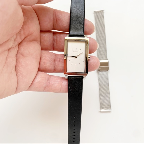 skagen rectangular watch